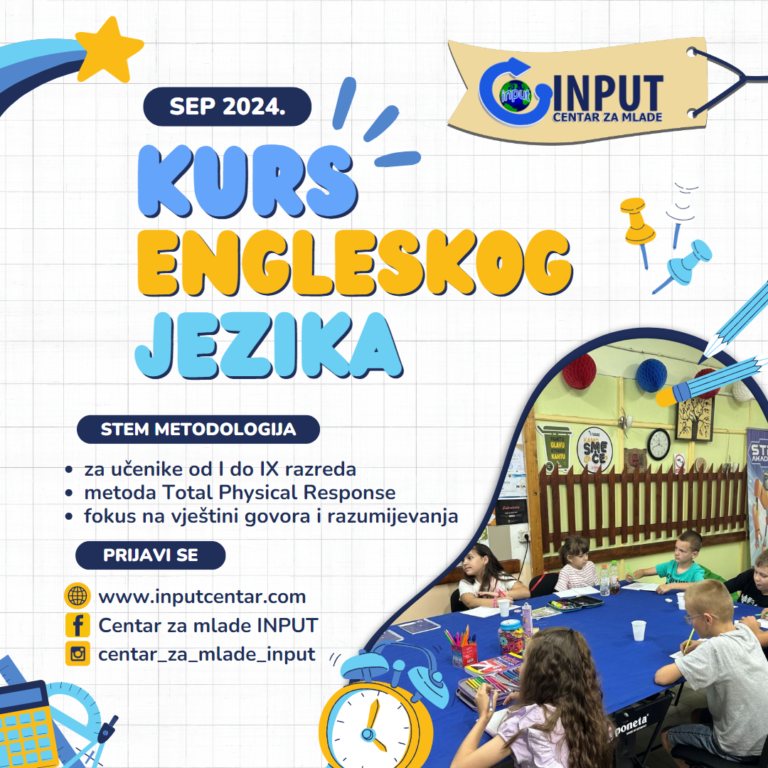 Upis u toku na kurs engleskog jezika