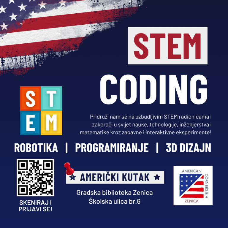 STEM CODING Radionice u American Corner Zenica