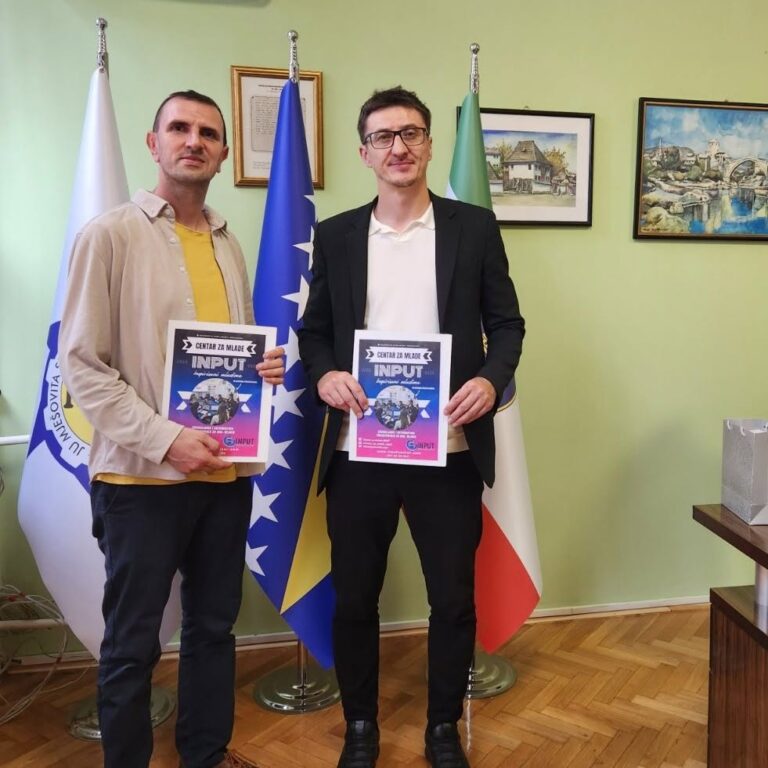 Potpisan sporazum o saradnji između JU Mješovite srednje industrijske škole Zenica i Centra za mlade INPUT