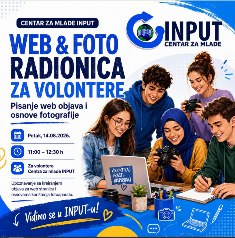 Web i foto radionica za volontere